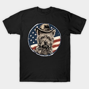 Cairn Terrier 4th of July T-Shirt